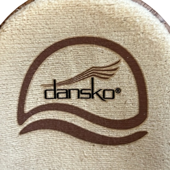 Dansko Season White Leather Adjustable Buckle Platform Sandals US 10.5-11/EU 41 - Picture 15 of 16